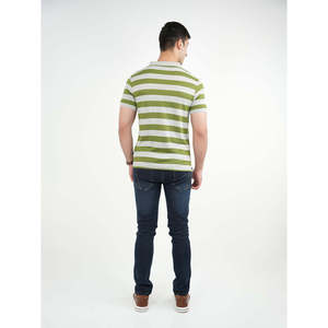 MEABH Summer for Polo Shirt Slim Fit High Quality Jersey Embroidered Logo Striped <b>Printed</b> Pattern Light-Colored Short Loose XL - Product Image 4