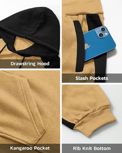 Trending Eversoft Chándal Jogger Suit Sudadera con capucha y pantalones de chándal con bolsillos, Absorbe la humedad, Transpirable, Traje de punto - Product Image 3