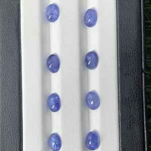 Cabochons de tanzanite de haute qualité coupe ovale 5*7-7*9MM utilisation de pierre en vrac naturelle pour la fabrication de bijoux - Product Image 4