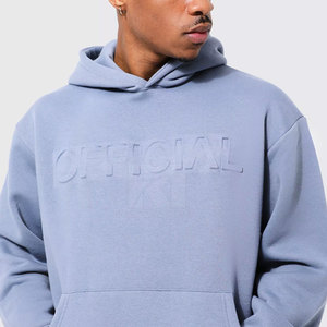 Sweats à capuche en relief pour hommes à la mode et vêtements décontractés Concevez vos propres sweats à capuche en relief pour hommes d'hiver de haute qualité - Product Image 3