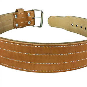 Cinturón de cuero para levantamiento de pesas Perfecto para sentadillas, peso muerto y prensas, este cinturón reduce el riesgo de lesiones y mejora la seguridad del rendimiento - Product Image 6