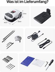 Tondeuse à gazon robotisée intelligente Genie 3000 avec RTK et vision à 4 caméras, cartographie, détection d'obstacles par IA, contrôle par application et capteur de pluie - Product Image 3