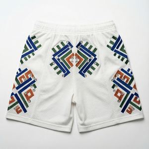 Pantalones Cortos Deportivos de Camuflaje para Hombre, de Nailon y Algodón, Resistentes al Viento, con Bordado Personalizado, Pedrería, Estilo Urbano, Corte Cuadrado, para Gimnasio, Venta al Por Mayor - Product Image 2