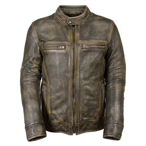 Veste en cuir pour homme coupe-vent à prix très avantageux, nouvelle arrivée 2026, style décontracté, qualité supérieure, veste en cuir élégante pour homme - Product Image 1