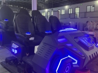 Simulateur de cinéma VR 9D à 6 places, machine de jeu familiale, équipement d'arcade multijoueur pour parc d'attractions commercial intérieur