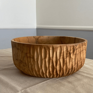 Ensaladera de madera de acacia de estilo agradable, nuevo diseño, cuenco de madera Natural de alta calidad, utensilios de cocina, venta al por mayor de Vietnam - Product Image 2