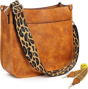 Bolso bandolera de cuero de Color sólido de estilo Retro para mujer, bandolera clásica multifuncional con correa para el hombro elegante - Product Image 6