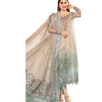 NOUVEAU DESIGNER DE BRODERIE DE STYLE INDIEN LEHNGA GHARARA PELOUSE PRÊT À PORTER SHALWAR KAMEEZ POUR FEMMES VÊTEMENTS DE SOIRÉE À BAS PRIX