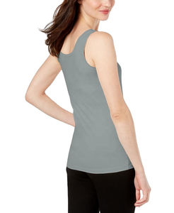 Camiseta sin mangas de entrenamiento de gimnasio de secado rápido para mujer Material de algodón y poliéster hecho con diferentes colores OEM disponible - Product Image 4