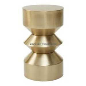 Mesa auxiliar de latón y Metal chapado en oro, forma redonda de la mejor calidad, venta al por mayor, accesorios para muebles de mesa auxiliar de nuevo estilo - Product Image 1