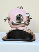 ROSA Vintage Messing Taucherhelm Dekoratives Ausstellungsstück |   Antiker nautischer Tiefsee-Taucherhelm