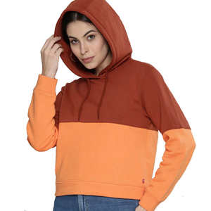 Sweat à capuche en molleton 100% coton personnalisé OEM pour l'hiver avec tissu respirant anti-boulochage, logo frontal, design tie-dye pour femmes - Product Image 4