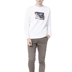 Sudadera de Hombre OEM, Manga Larga, Estampada, Holgada, Cuello Redondo, 100% Algodón, Bordada, Impermeable, Forro Polar, Tinte Liso, Invierno - Product Image 5
