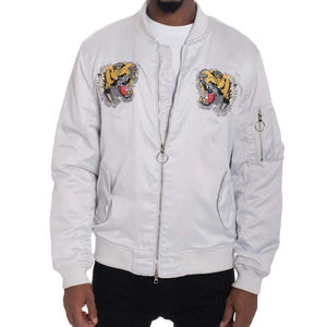 Chaqueta Bomber de Invierno 2026 para Hombre, Personalizada, con Cremallera, de Nailon, Impermeable, Cortavientos, con Cuello Alto, Ecológica, Precios Razonables al por Mayor - Product Image 1