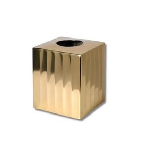 Cubierta de Caja de Pañuelos Colgante de Metal Latón Antiguo, Ecológica, Estilo Vintage, Decorativa para Hogar u Oficina, Elegante y Funcional - Product Image 3