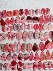 พลอยสีชมพูคู่พลอย cabochrosite หลวมอัญมณีหลวมอัญมณี cabochrosite ทำเครื่องประดับ - Product Image 4