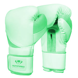 Gants de boxe toutes couleurs pour adultes Design professionnel à lacets avec logo personnalisé Matériau en cuir véritable Guantes de boxeo HS VI - Product Image 5