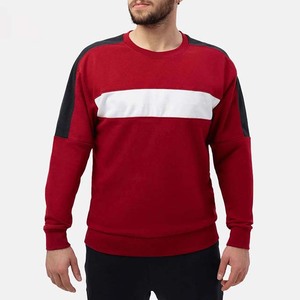 Suéter de Punto con Cuello Redondo y Bloques de Color para Hombre, Corte Regular, Algodón, Estilo Casual Otoñal, Diseño Totalmente Personalizado - Product Image 5