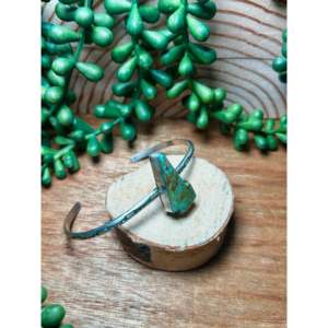 Donovan Skeets Kingman Turquoise & Sterling <b>Silver</b> Fashion <b>Cuff</b> <b>Bracelet</b> - Product Image 4