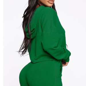 Sudadera Corta con Capucha para Mujer, Diseño Personalizado Impreso, Estilo Urbano, Diseño Adecuado de Fábrica, 2026 - Product Image 2