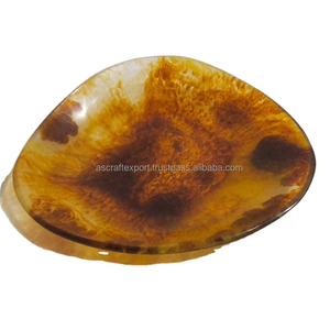 Bol en résine pour servir les aliments et articles de cuisine pour la maison, restaurant, design classique, couleur brun clair, bol en résine à prix avantageux - Product Image 1