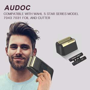 Lot de 2 lames et barres de coupe de rechange en acier inoxydable compatibles avec le rasoir électrique noir - Product Image 5