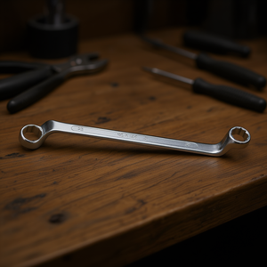 Chiavi Poligonali Doppie Cromate con Curvatura Profonda - Product Image 3