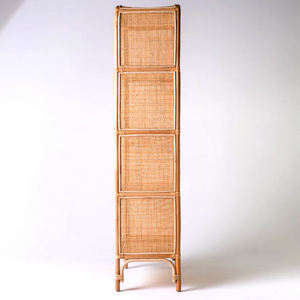 Estantería de pie de ratán natural para decoración del hogar, hecha a mano en Vietnam, alta demanda - Product Image 3