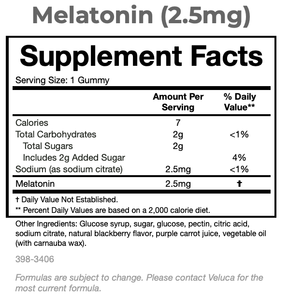 Revendeur de confiance vendant des suppléments à base de plantes végétaliens sans OGM 2.5mg de mélatonine 60 bonbons gommeux sous forme d'adultes mieux dormir privé - Product Image 4