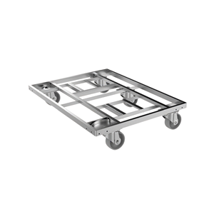 Carrello da Trasporto per Scale in Ferro Resistente con 5 Ruote Girevoli in Gomma-MAT-BORO-800-5L-GUM - Product Image 1