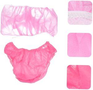 กางเกงในแบบใช้แล้วทิ้ง50ชิ้นกางเกงยืดได้สำหรับสตรีทำจากผ้าฝ้ายฆ่าเชื้อสำหรับเดินทางไปทำธุรกิจ - Product Image 3