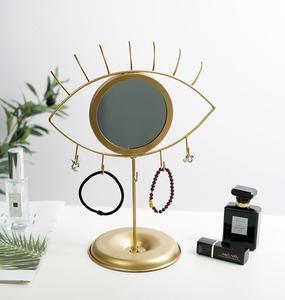 Elegant Metal Jewelry Stand With Multiple <b>Hooks</b> And Trays Perfect For Organizing Necklaces Bracelets <b>Earrings</b> And Rings - Product Image 4