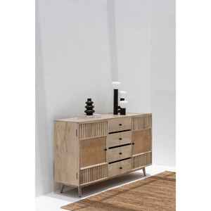 Meuble de maison buffet de salle à manger en bois de manguier écologique Orla - Product Image 5