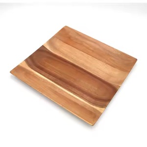 ถาดไม้ไผ่พรีเมี่ยมพร้อมที่จับด้านข้างเหมาะสำหรับอาหารเช้าบนเตียงชาหรือใช้ในครัว - Product Image 1