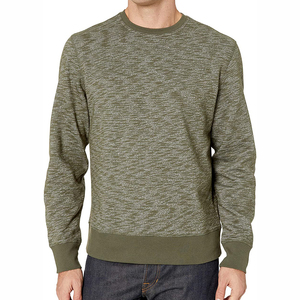 Nouveau Sweat-shirt en molleton de coton pour homme, col rond, motif uni, teinture unie, collection Hiver 2026 – Vente en gros - Product Image 4