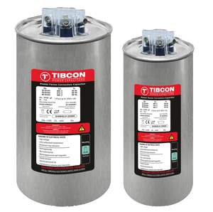 Condensador de Baja Tensión TIBCON Trifásico Delta MKP, Carcasa Cilíndrica de Aluminio, Película de Polipropileno Autoregenerable, a Prueba de Explosiones - Product Image 2