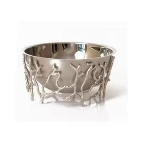 Bols de service en acier inoxydable et en laiton pour la maison et les restaurants - Product Image 3