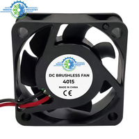 Ventilateur axial DC 12 volts 40 mm, ventilateur d'évacuation 40x40x15 mm 24 volts pour refroidir les imprimantes 3D et les diffuseurs d'arômes