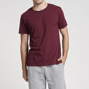 Venta al por mayor de alta calidad de algodón en blanco camisetas de los hombres de peso pesado Regular Fit camiseta de impresión personalizada camisetas para hombres - Product Image 5