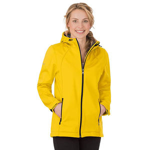 แจ็กเก็ตซอฟต์เชลล์สำหรับขี่ม้าชายหญิงฤดูหนาวมีซิปพิมพ์ลายระบายอากาศได้ดีกันน้ำ - Product Image 5