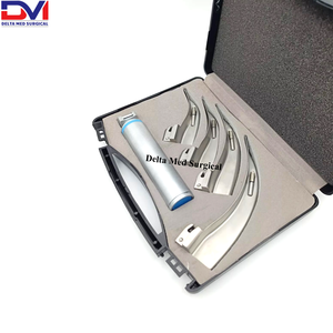 Laryngoscope LED Posh Max Ent de haute qualité dans un étui en cuir Source d'alimentation manuelle pour la base d'instruments chirurgicaux - Product Image 3