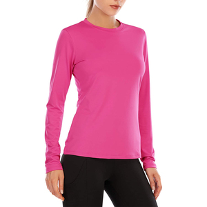 Wholesale Women UPF 50+ UV Sun Protection Sweatshirts for Outdoor Sports Casual Performance Long Sleeve Rash Guard Shirts - Product Image 2