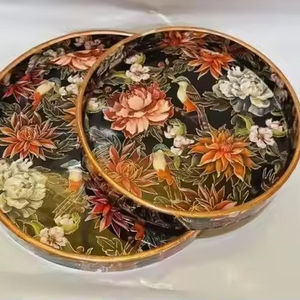 Plateau de service en bois de haute qualité avec impression émaillée pour restaurant et maison - Product Image 1