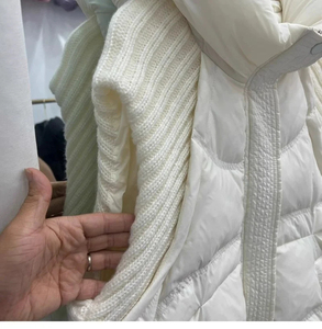 Chaleco Acolchado de Poliéster/Nailon con Capucha para Mujer, Otoño Invierno, Talla Grande, Chaqueta sin Mangas, Impermeable, Bordado, Cálido - Product Image 4