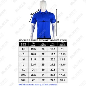 Polo de hombre de poliéster y algodón con estampado de logotipo personalizado de alta calidad, Polo de secado rápido, Polo de Golf transpirable de ajuste seco, camisetas para hombre - Product Image 6