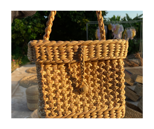 Bolsos de Jacinto de Agua de Vietnam de Alta Calidad para Exportación, Ofreciendo Elegantes Diseños Hechos a Mano - Product Image 1