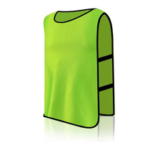 Bavettes de football imprimées avec logo personnalisé, bavoirs d'entraînement d'équipe sportive, vêtements de sport d'entraînement de football, gilets, bavoirs, maillots de football