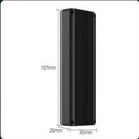 Casing Aluminium Eksternal USB 3.2 GEN2 20GBps SSD RGB Box hanya untuk SSD MACBOOK