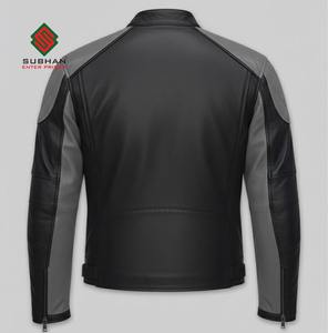 Blouson aviateur en cuir synthétique pour homme fait à la main |   Style vintage Cafe Racer |   Classique décontracté rétro |   Offrez-lui un cadeau - Product Image 2