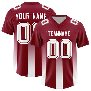 Uniforme de football bas quantité minimale de commande sublimation logo personnalisé Uniforme de maillot de football américain - Product Image 6